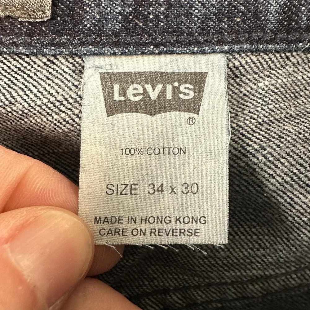 Vtg Levis Silvertab‎ Jeans Mens 34x30 Blue Baggy Y2K Articulated Knee 90's